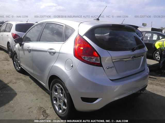 3FADP4FJ4CM158224 - 2012 FORD FIESTA SES SILVER photo 3