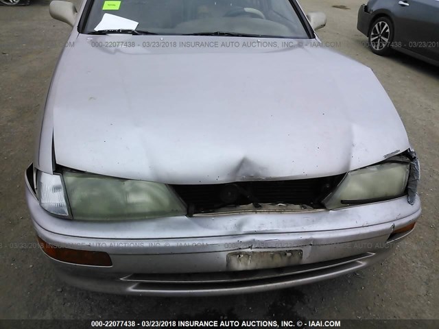 4T1BF12B9TU093184 - 1996 TOYOTA AVALON XL/XLS GOLD photo 6
