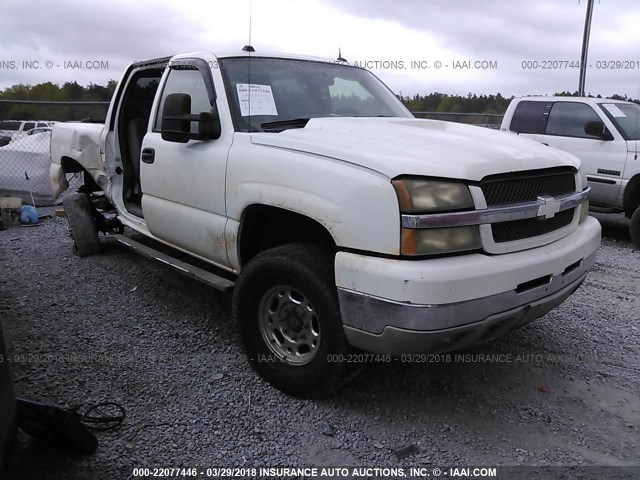 1GCHK23124F127333 - 2004 CHEVROLET SILVERADO K2500 HEAVY DUTY WHITE photo 1