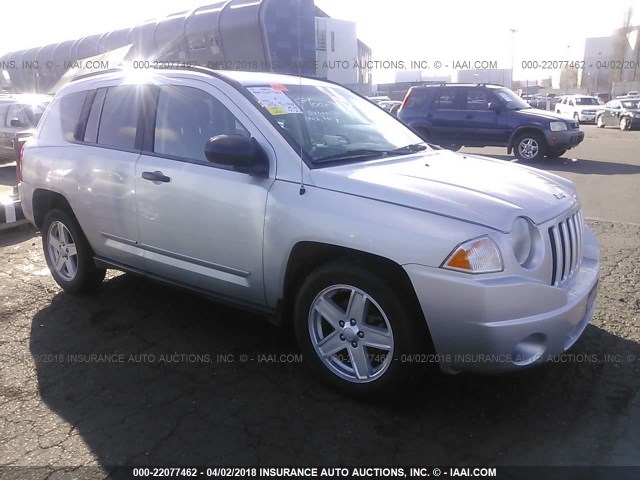 1J8FF47W78D538038 - 2008 JEEP COMPASS SPORT SILVER photo 1