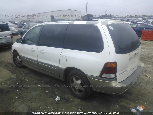 2FMDA5349YBB10707 - 2000 FORD WINDSTAR SEL WHITE photo 3