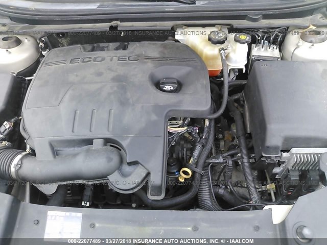 1G1ZC5EU6BF291930 - 2011 CHEVROLET MALIBU 1LT GOLD photo 10