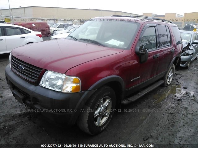 1FMZU72K84UA94853 - 2004 FORD EXPLORER XLS/XLS SPORT RED photo 2