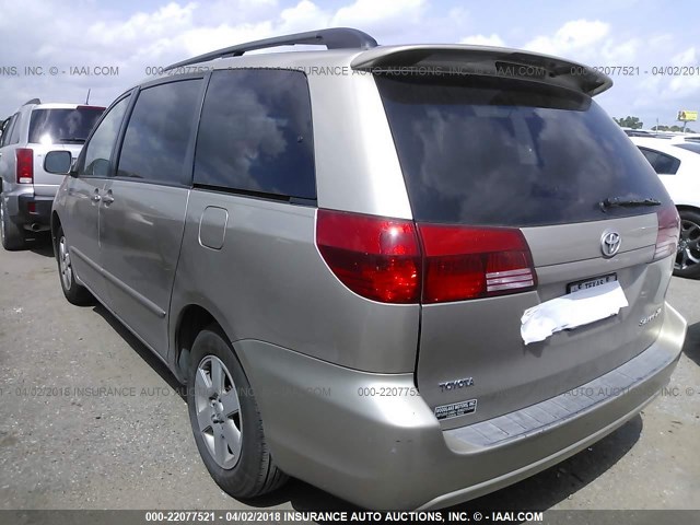 5TDZA22CX5S378368 - 2005 TOYOTA SIENNA XLE/XLE LIMITED GOLD photo 3