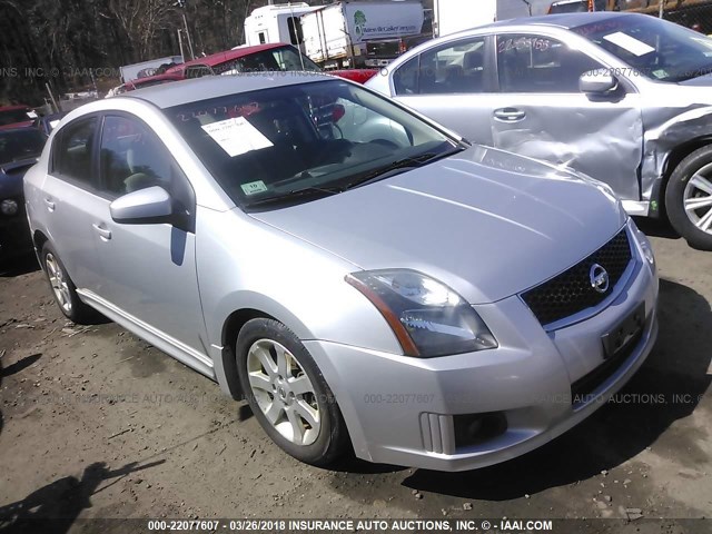 3N1AB6AP8CL656101 - 2012 NISSAN SENTRA 2.0/2.0S/SR/2.0SL SILVER photo 1