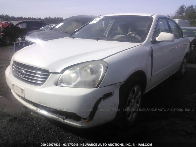 KNAGE123485205099 - 2008 KIA OPTIMA LX/EX WHITE photo 6