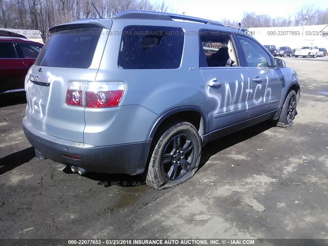 1GKER23758J150390 - 2008 GMC ACADIA SLT-1 Light Blue photo 4