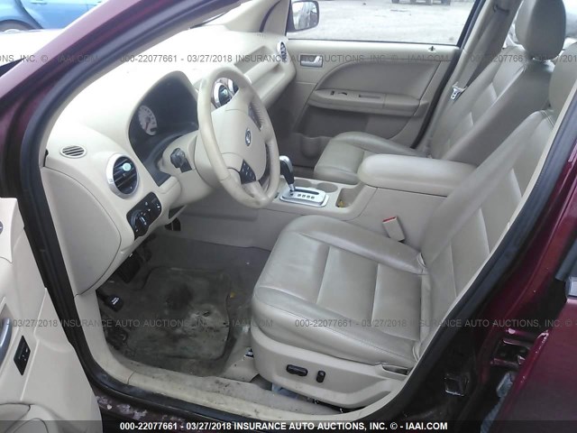 1FMZK06117GA14004 - 2007 FORD FREESTYLE LIMITED BURGUNDY photo 5