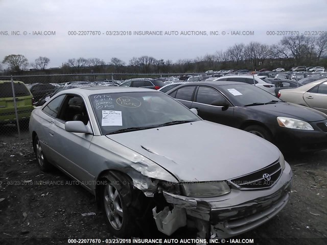 2T1CF22P4YC420976 - 2000 TOYOTA CAMRY SOLARA SE/SLE ვერცხლისფერი ფოტო 1