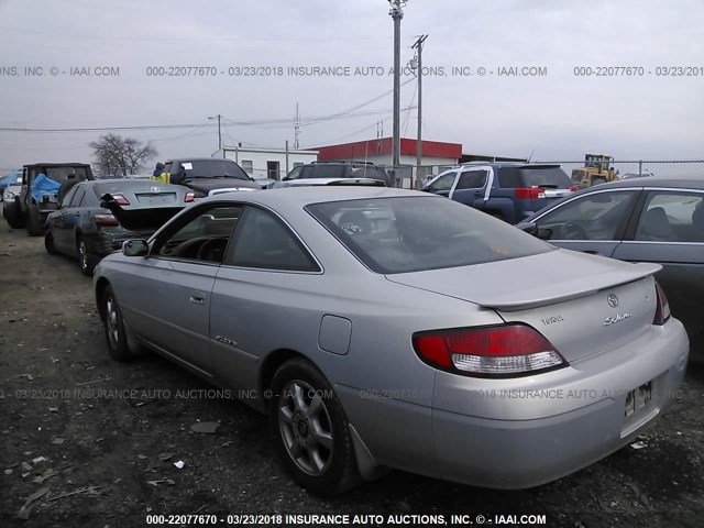 2T1CF22P4YC420976 - 2000 TOYOTA CAMRY SOLARA SE/SLE ვერცხლისფერი ფოტო 3