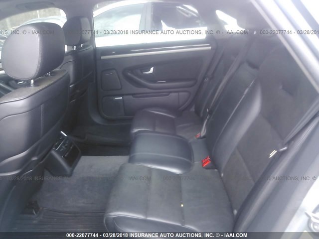 WAUML44EX6N025633 - 2006 AUDI A8 L QUATTRO GRAY photo 8