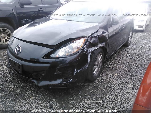 JM1BL1VP0D1736335 - 2013 MAZDA 3 I BLACK photo 2