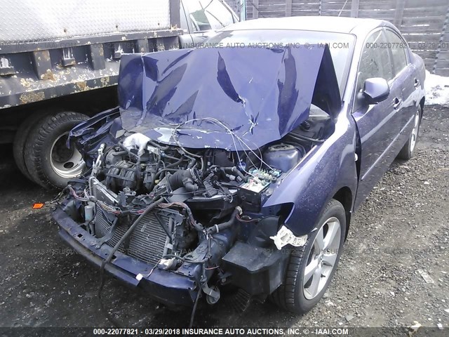 JM1BK32G761470057 - 2006 MAZDA 3 I BLUE photo 2