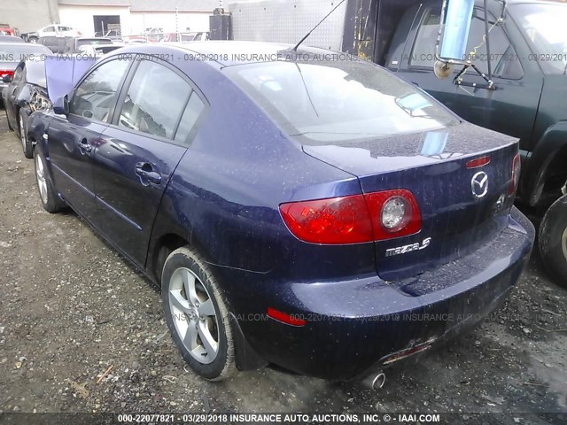 JM1BK32G761470057 - 2006 MAZDA 3 I BLUE photo 3