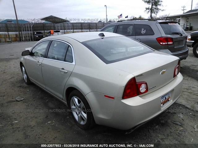 1G1ZB5E0XCF272802 - 2012 CHEVROLET MALIBU LS 香槟色 照片 3