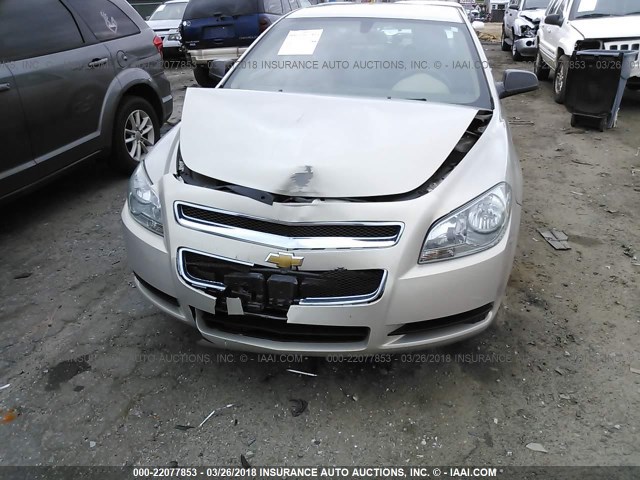 1G1ZB5E0XCF272802 - 2012 CHEVROLET MALIBU LS 香槟色 照片 6