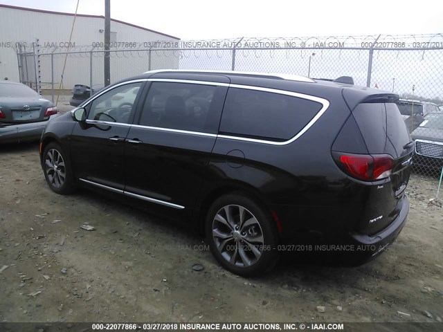 2C4RC1GG8HR744471 - 2017 CHRYSLER PACIFICA LIMITED BLACK photo 3