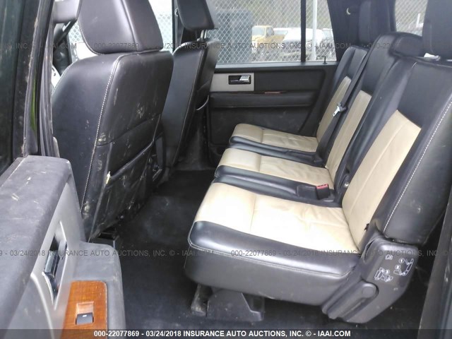 1FMFK18567LA36855 - 2007 FORD EXPEDITION EL EDDIE BAUER BLACK photo 8