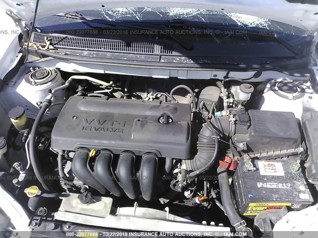 2T1KR32E43C053125 - 2003 TOYOTA COROLLA MATRIX XR WHITE photo 10