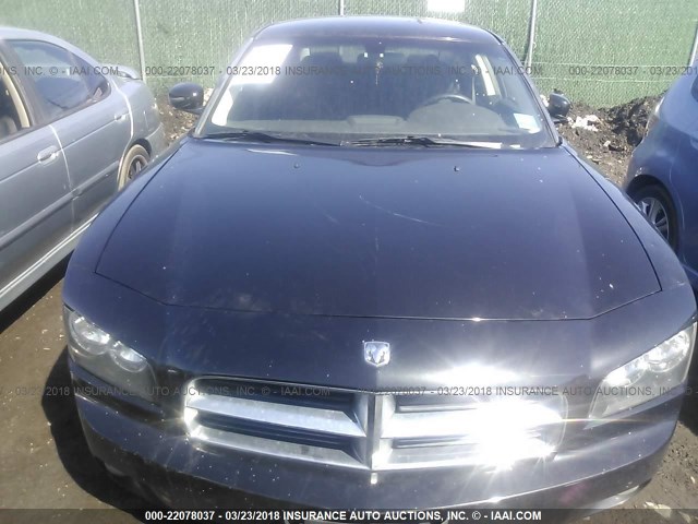 2B3CA3CV5AH122127 - 2010 DODGE CHARGER SXT BLACK photo 6