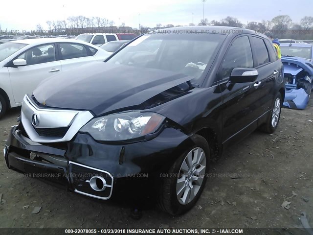 5J8TB2H23BA006706 - 2011 ACURA RDX BLACK photo 2