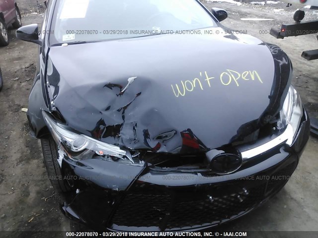 4T1BF1FK5GU149864 - 2016 TOYOTA CAMRY LE/XLE/SE/XSE შავი ფოტო 6