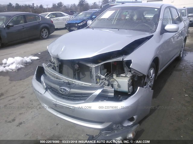 JF1GH61639H825130 - 2009 SUBARU IMPREZA 2.5I SILVER photo 2