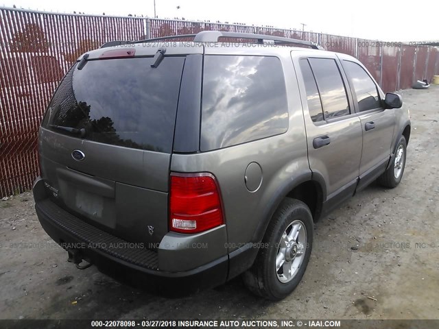 1FMZU63W53ZA61337 - 2003 FORD EXPLORER BROWN photo 4