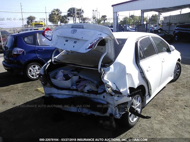 1NXBU4EE5AZ289861 - 2010 TOYOTA COROLLA S/LE/XLE WHITE photo 6