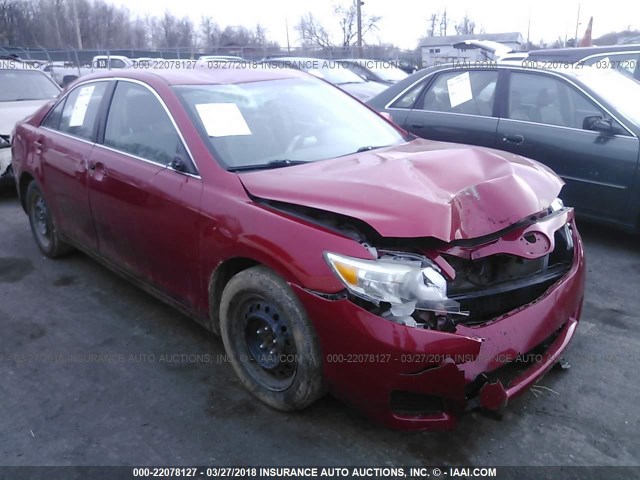 4T1BF3EK8AU512243 - 2010 TOYOTA CAMRY SE/LE/XLE RED photo 1