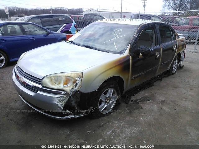 1G1ZT54875F162071 - 2005 CHEVROLET MALIBU LS 银色 照片 2