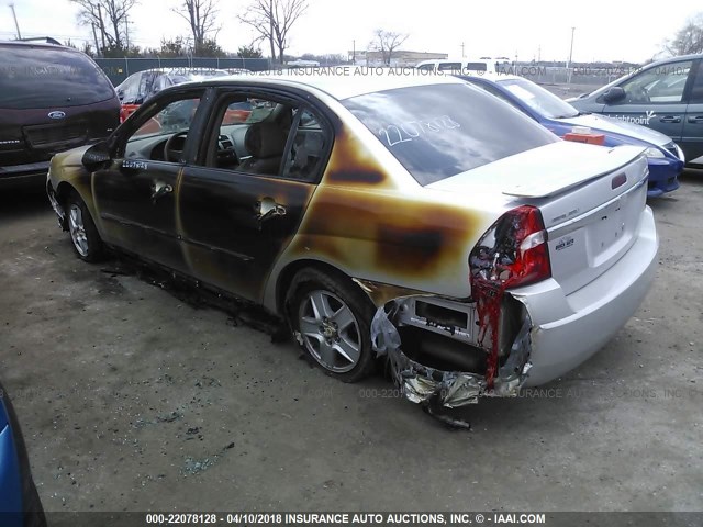 1G1ZT54875F162071 - 2005 CHEVROLET MALIBU LS 银色 照片 3