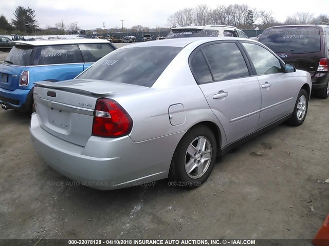 1G1ZT54875F162071 - 2005 CHEVROLET MALIBU LS 银色 照片 4