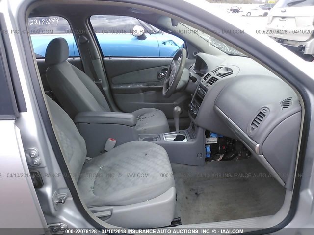 1G1ZT54875F162071 - 2005 CHEVROLET MALIBU LS 银色 照片 5