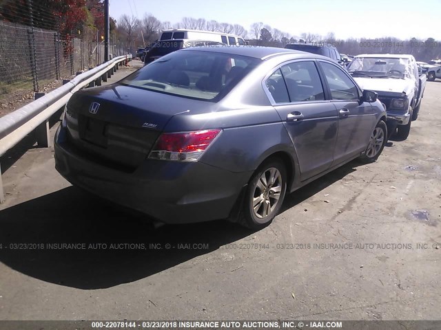 1HGCP2F40AA145048 - 2010 HONDA ACCORD LXP GRAY photo 4