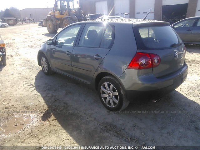 WVWDR71K47W107947 - 2007 VOLKSWAGEN RABBIT GRAY photo 3