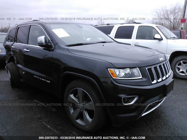 1C4RJFBGXFC653153 - 2015 JEEP GRAND CHEROKEE LIMITED BLACK photo 1