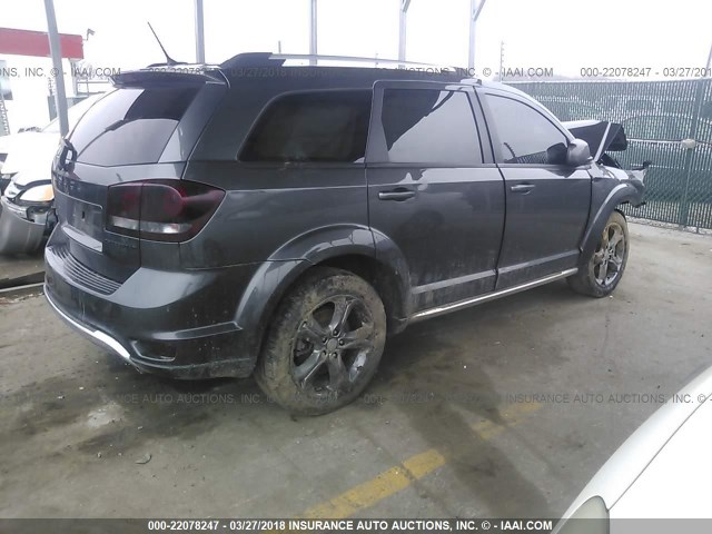 3C4PDCGG8GT123579 - 2016 DODGE JOURNEY CROSSROAD GRAY photo 4