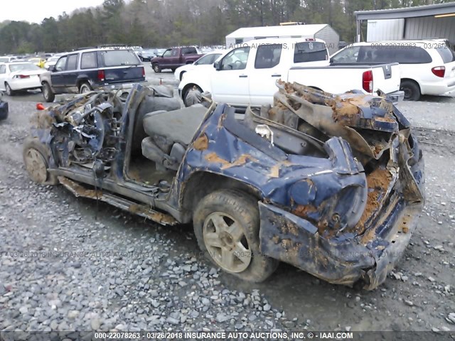 1GNES16S336194210 - 2003 CHEVROLET TRAILBLAZER EXT BLUE photo 3