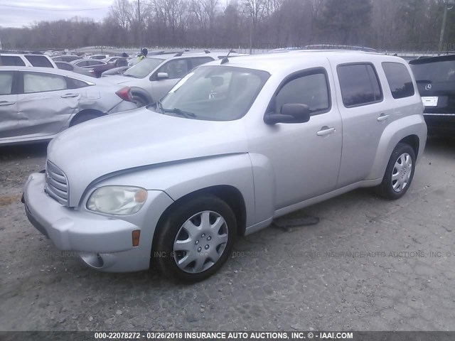 3GNBAADB0AS537265 - 2010 CHEVROLET HHR LS SILVER photo 2