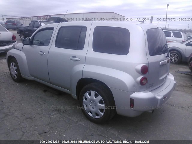 3GNBAADB0AS537265 - 2010 CHEVROLET HHR LS SILVER photo 3