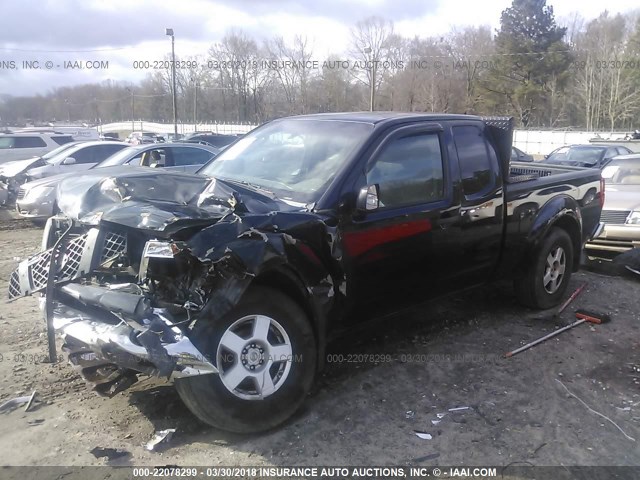 1N6AD06W07C444358 - 2007 NISSAN FRONTIER KING CAB LE/SE/OFF ROAD BLACK photo 2