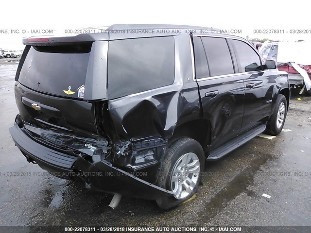 1GNSCBKC4GR348075 - 2016 CHEVROLET TAHOE C1500 LT GRAY photo 4