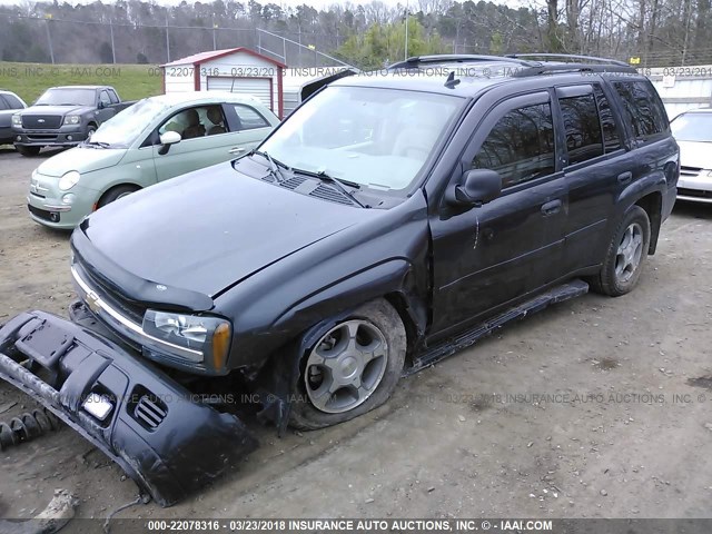 1GNDT13S272102708 - 2007 CHEVROLET TRAILBLAZER LS/LT GRAY photo 2