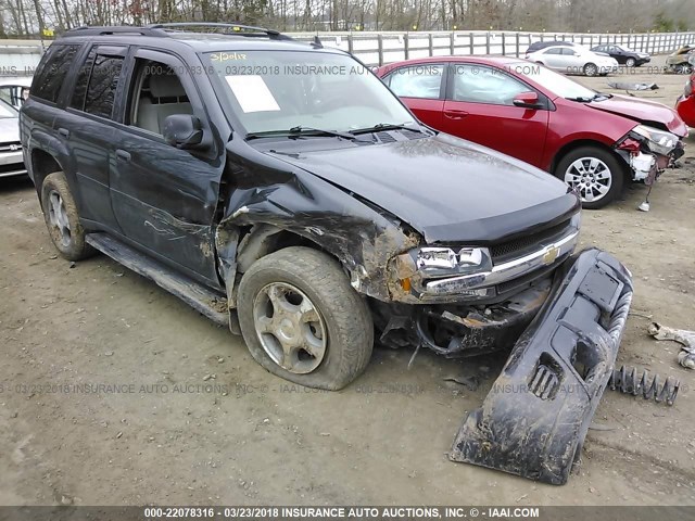 1GNDT13S272102708 - 2007 CHEVROLET TRAILBLAZER LS/LT GRAY photo 6