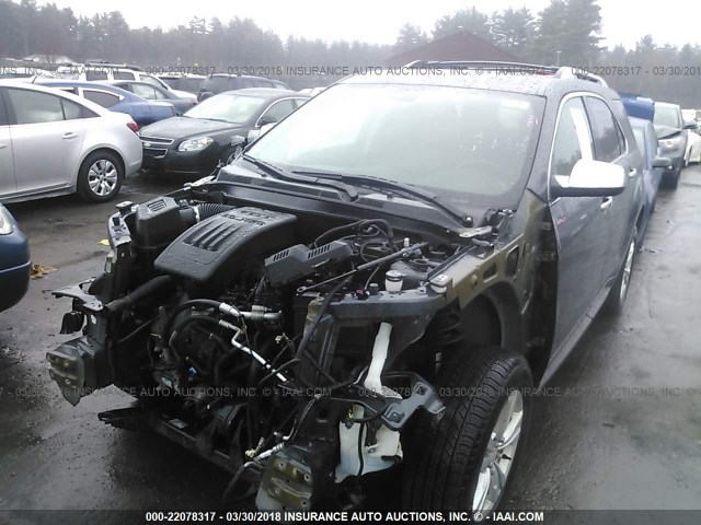 2CNFLGEWXA6247344 - 2010 CHEVROLET EQUINOX LTZ GRAY photo 2