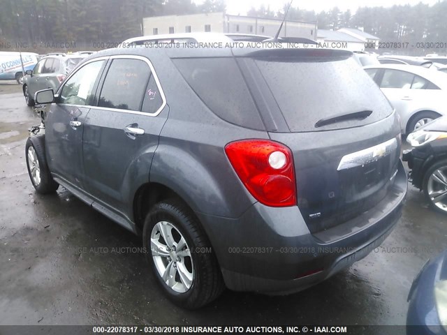 2CNFLGEWXA6247344 - 2010 CHEVROLET EQUINOX LTZ GRAY photo 3