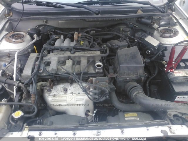 1YVGF22CX25304808 - 2002 MAZDA 626 LX SILVER photo 10