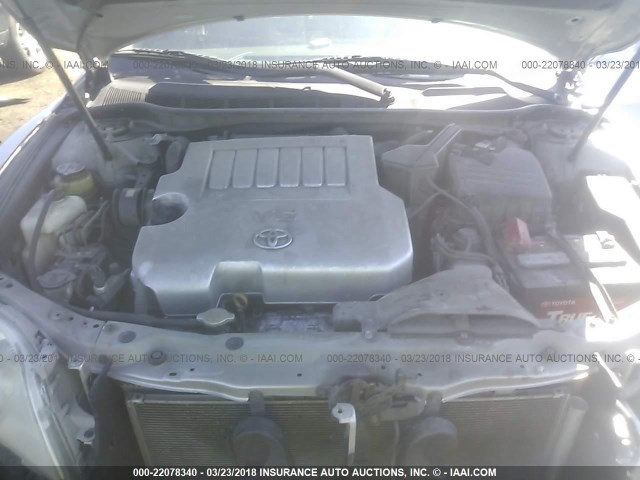 4T1BK46K57U542714 - 2007 TOYOTA CAMRY NEW GENERAT LE/XLE/SE SILVER photo 10