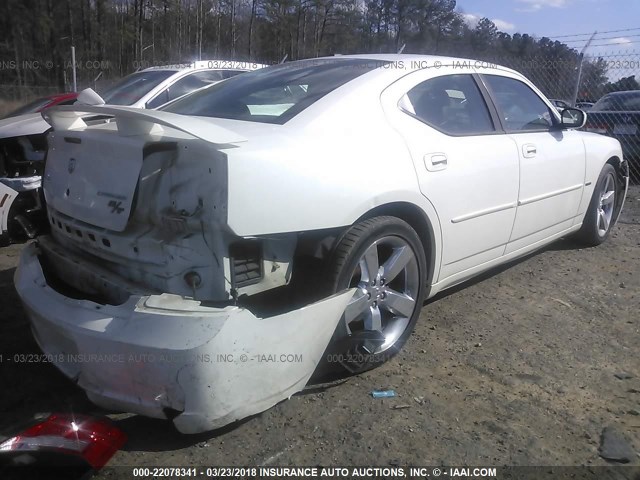 2B3CA5CT6AH132756 - 2010 DODGE CHARGER R/T WHITE photo 4
